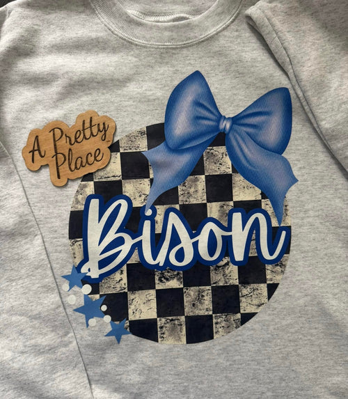 Checkered Mascot Crewneck