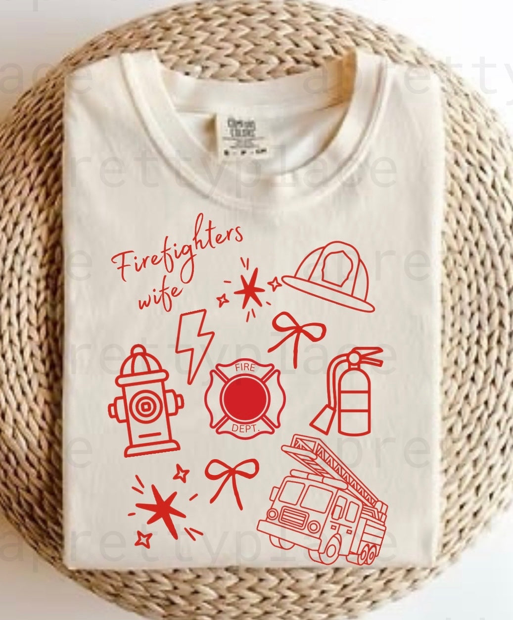 Firefighters Wife tee