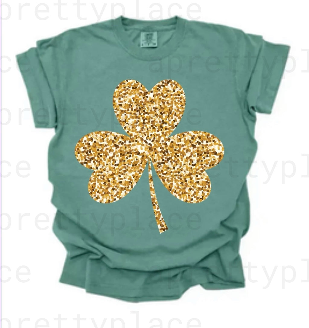 Gold Clover Tee